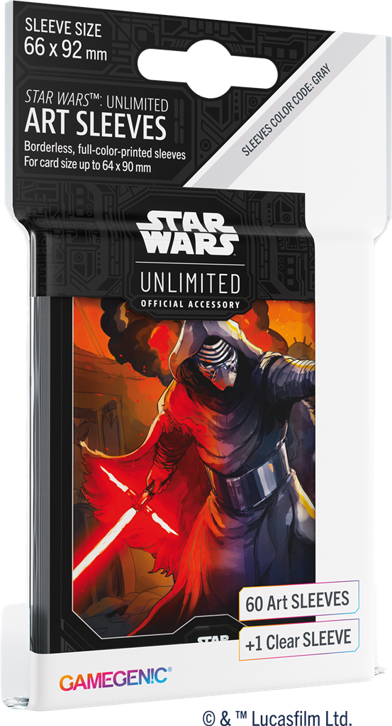 Star Wars Unlimited Art Sleeves Kylo Ren sortie le 12 j 123JEUX