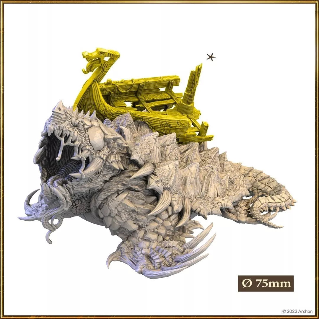 Dungeons \u0026 Lasers - Figurines - Dragon Turtle – 123JEUX, image size:1080x1080