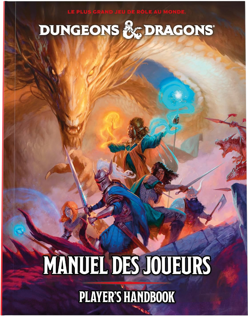 D&D 5 : Manuel du joueur 2024 édition (LIVRAISON GRATUITE) – 123JEUX