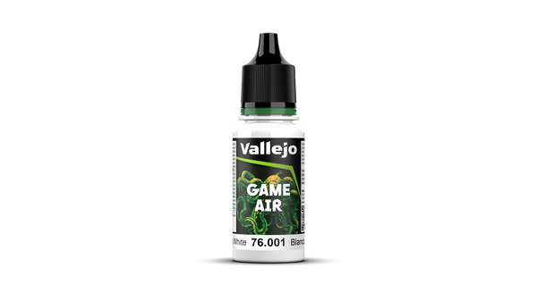 Peintures Game Air (Vallejo) : 001-Blanc Squelette - Dead White