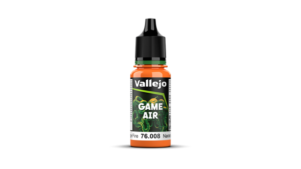 Peintures Game Air (Vallejo) : 012-Orange Feu - Orange Fire
