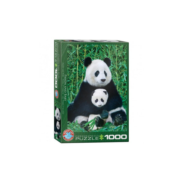 PUZZLE Panda et son bébé 1000 pièces