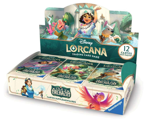 Disney Lorcana S7 L'ïle d'Archazia : Boosters Display 24pcs (LIVRAISON GRATUITE)(EN STOCK)