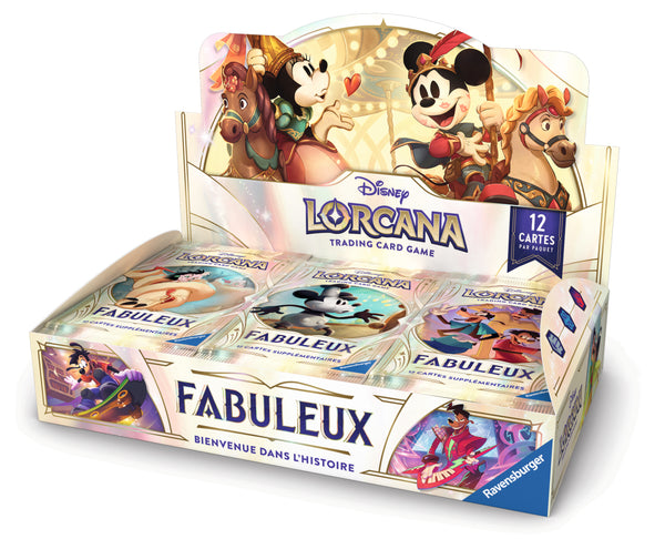 Disney Lorcana S9 Fabuleux Boosters Display pieces en Francais (SORTIE OFFICIELLE LE 05-09-2025)(LIVRAISON GRATUITE)