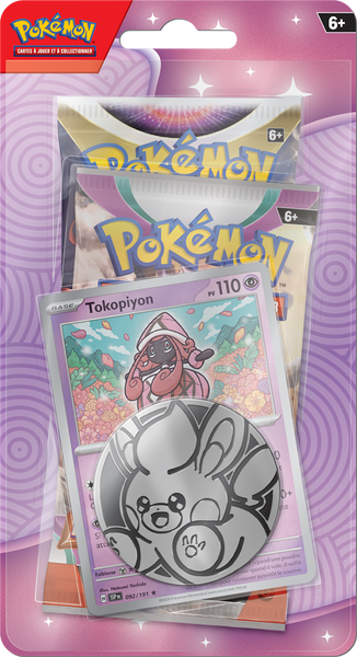 Pokémon: pack 2 boosters Q3 25 (Blister CHECKLANE)