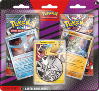 Pokémon : pack 2 boosters Q4 25 (Blister) 3 c.p. (Limité à un exemplaire par client)(PRECOMMANDE SORTIE LE 10 NOV 2025)