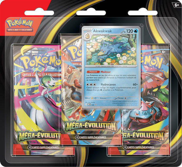 Pokémon ME01 : pack 3 boosters (Limité à un exemplaire par client)(EN STOCK)