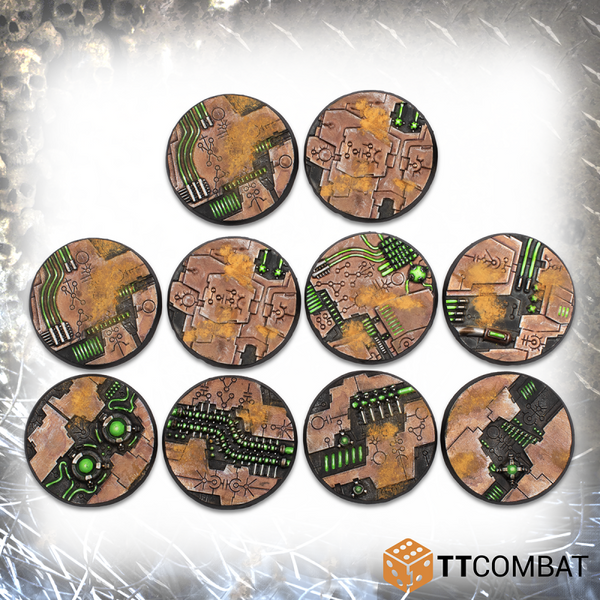 TT Combat -  40mm Tomb World Bases
