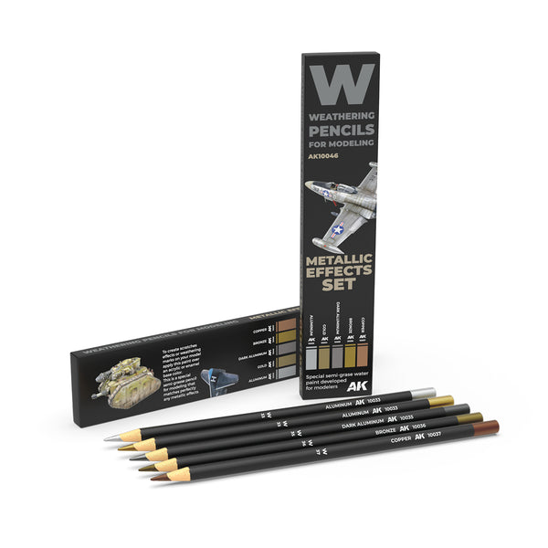 WATERCOLOR PENCIL SET METALLICS