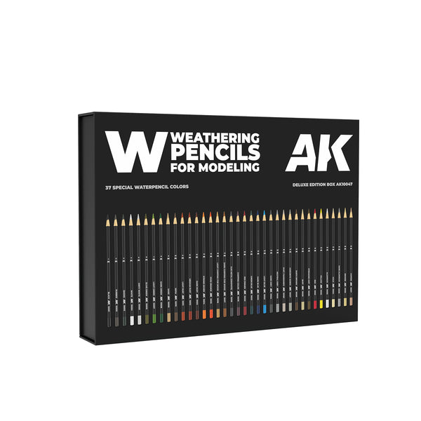 WEATHERING PENCILS DELUXE EDITION BOX (37 waterpencil colors)