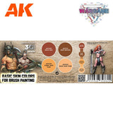 WARGAME COLOR SET. BASIC SKIN COLORS