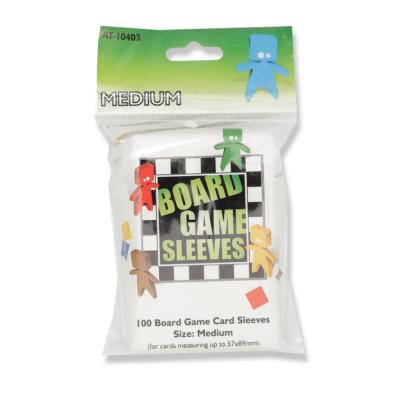 Board Game Sleeves - Medium - 57x89mm (x100)(EN STOCK)