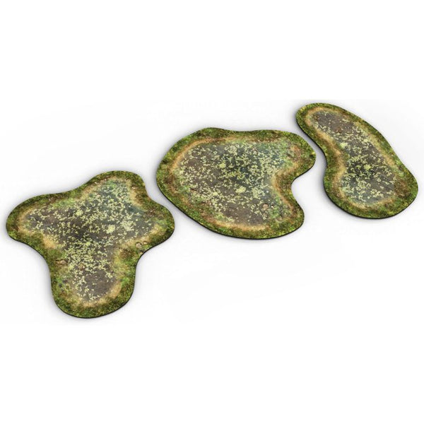 Rubber 2D terrain set – Swamp (EN STOCK)