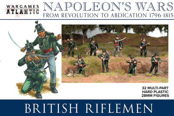 WargamesAtlantic : Napoleon's Wars / British Riflemen (Disponible en aout)