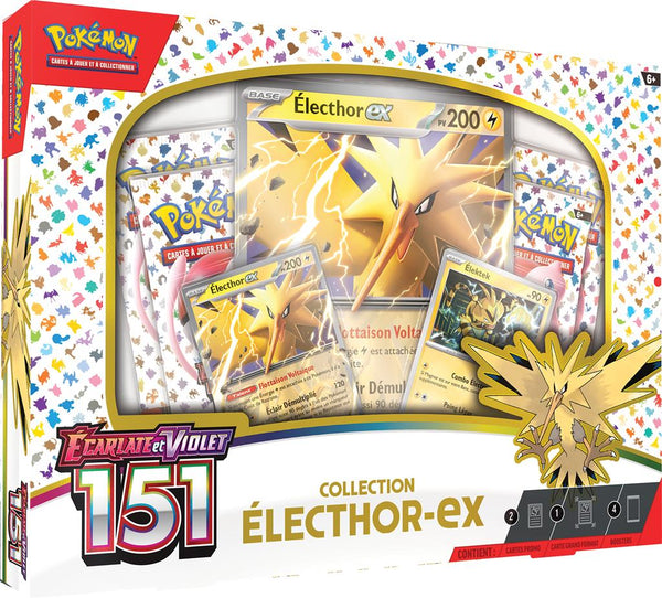 Pokémon EV3.5 : Coffret Électhor-ex Pokémon 151 (REASSORT FOURNISSEUR)
