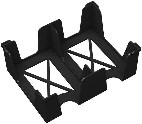 Porte-cartes Feldherr pour cartes de jeu au format 50 x 75 mm - 240 cartes - 2 compartiments