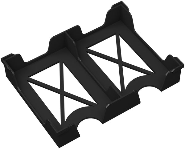 Porte-cartes Feldherr pour cartes de jeu au format 50 x 75 mm - 120 cartes - 2 compartiments