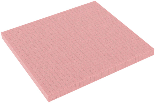 ABBS020ESD 300 mm x 300 mm x 20 mm Feldherr ESD dés de mousse prédécoupé / Pre-Cubed mousses de rangement - Raster 10 mm - dissipateur électrostatique