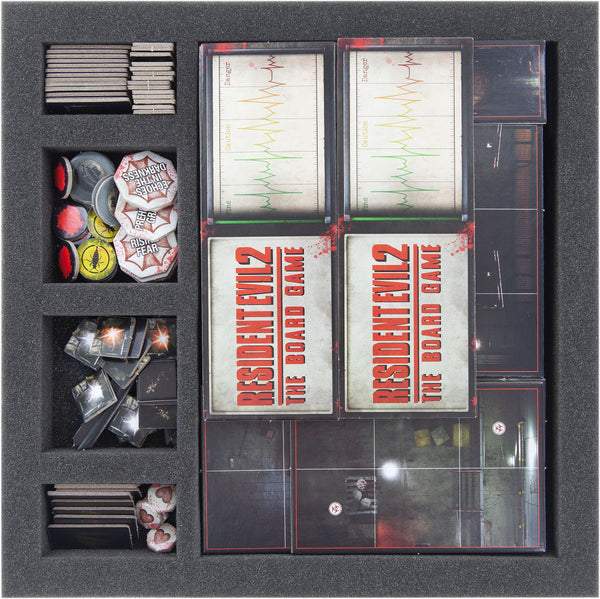 Set de plateaux en mousse Feldherr pour Resident Evil 2 : The Board Game - boîte