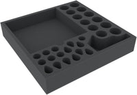AFMEDP050BO Plateau en mousse de 50 mm pour Warhammer 40000 : Forbidden Stars - 30 compartiments