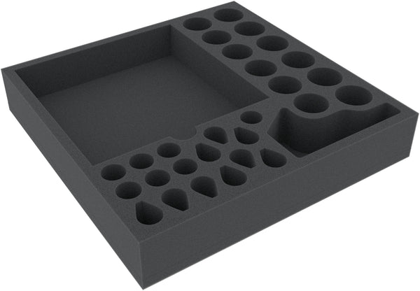 AFMEDP050BO Plateau en mousse de 50 mm pour Warhammer 40000 : Forbidden Stars - 30 compartiments