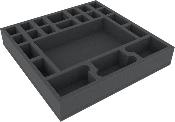 AGDU050BO 295 mm x 295 mm x 50 mm plateau en mousse pour boîtes de jeux de société