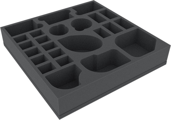 AGDY055BO 295 mm x 295 mm x 55 mm plateau en mousse pour boîtes de jeux de société