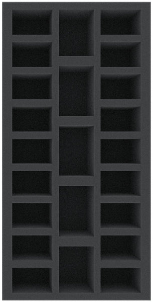 AUFF055B0 295 mm x 147,5 mm x 55 mm plateau en mousse pour boîtes de jeux de société