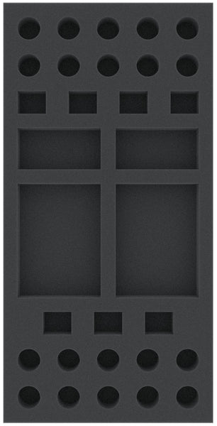 AUGN025BO 295 mm x 147,5 mm x 25 mm plateau en mousse pour boîtes de jeux de société