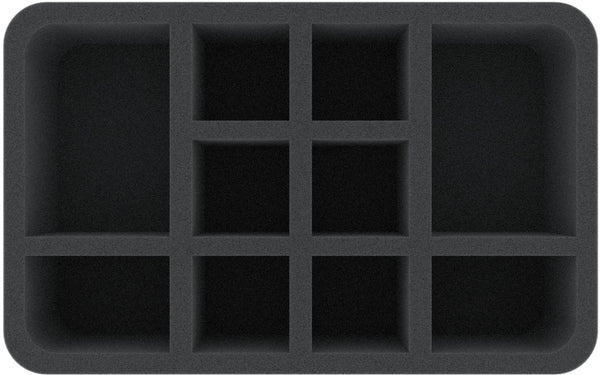 HS080A002 Feldherr plateau en mousse pour Adeptus Custodes - 10 compartiments
