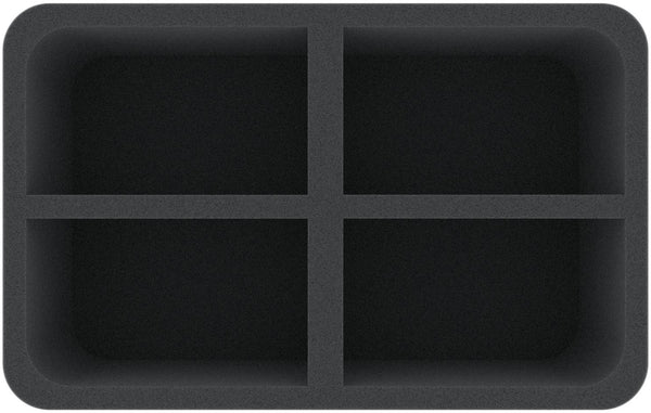 HS100A010 Plateau en mousse Feldherr pour Orks - 4 compartiments