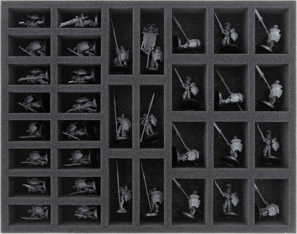 FS040A027 Plateau en mousse Feldherr pour Soulblight Gravelords - 34 compartiments