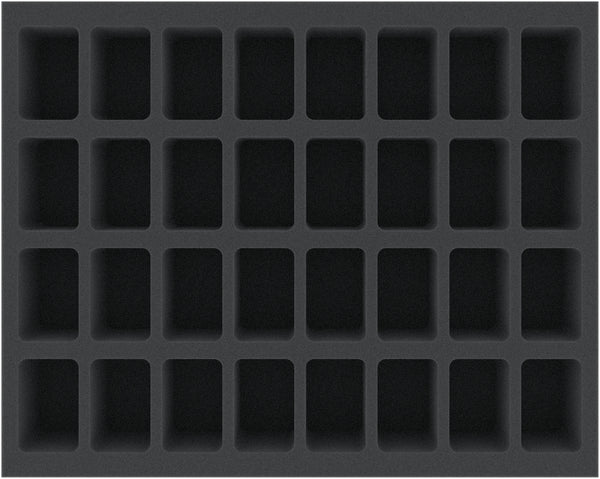 FSMEDS050BO Plateau en mousse FSMEDS050BO 50 mm Full-Size avec 32 compartiments