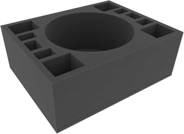 FSMEOT125BO Plateau en mousse Full-Size de 125 mm avec 11 compartiments