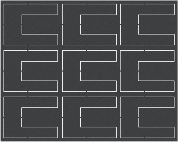 FSMEWR020 Plateau en mousse Full-Size de 20 mm avec 10 perforations