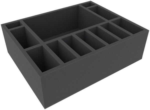 FSMFCA105BO Plateau en mousse Full-Size de 105 mm avec 12 compartiments