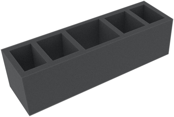 HOMFHN070BO 255 mm x 75 mm x 70 mm mousses de rangement pour Feldherr Storage Box TCHS105 - 5 figurines
