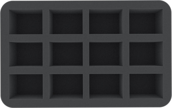 HS050NC02 Plateau en mousse pour Necromunda : Sous-chambre - 12 compartiments