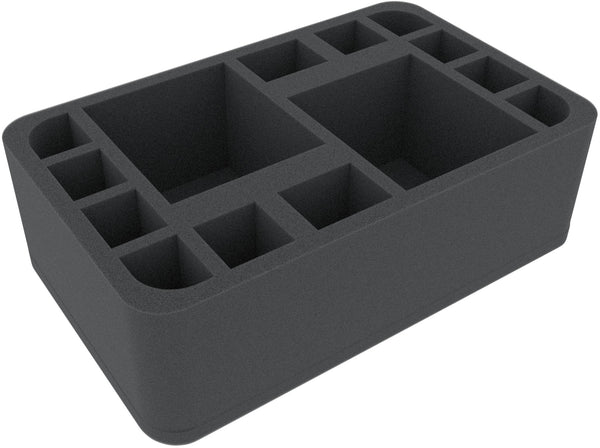 HS085A010 Feldherr Plateau en mousse pour Necrons - 14 compartiments