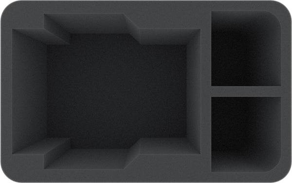 HS110A004 Feldherr plateau en mousse pour Adeptus Custodes - 3 compartiments