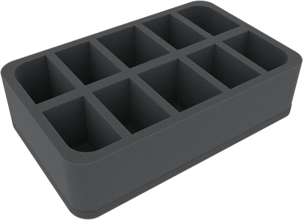HSBE070BO Half-Size plateau en mousse avec 10 compartiments