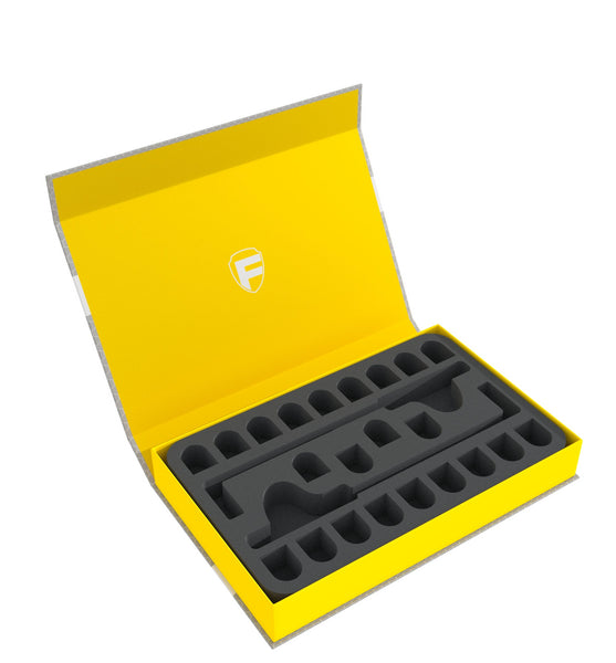 Feldherr Magnetic Box jaune pour Subbuteo - Edition du tournoi
