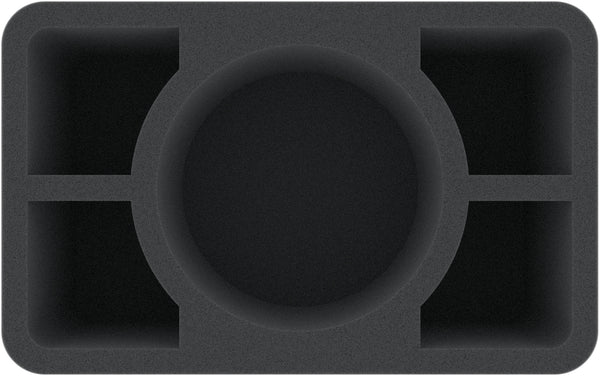 HSMEJJX110BO 110 mm plateau en mousse Half-Size avec 5 compartiments