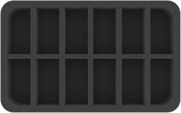 HS045A009 Plateau en mousse Feldherr pour T'au Empire - 12 compartiments