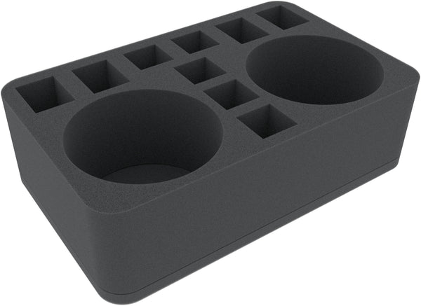 HSMEIM080BO Plateau en mousse de 80 mm avec 11 compartiments