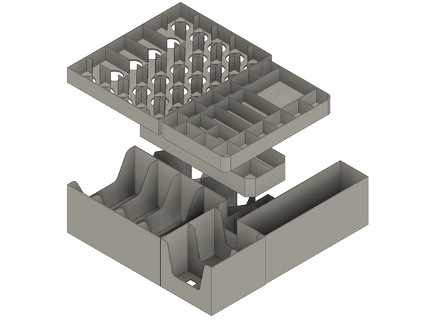 Feldherr Organizer Insert pour Frostpunk : The Board Game - boîte de jeu principale