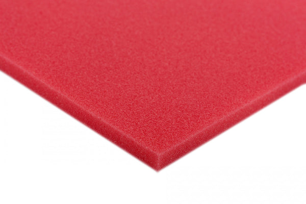 FS010Bred 345 mm x 275 mm x 10 mm mousse colorée pour Shadowboard rouge