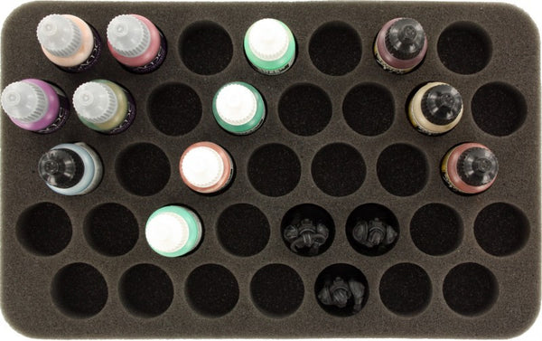 HS035P1BO Plateau en mousse Half-Size de 35 mm avec 37 compartiments