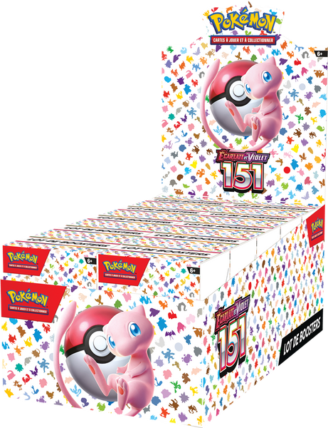 Pokémon EV3.5 :Display Bundle de 6boosters Pokémon 151 en Francais