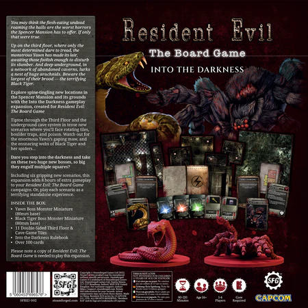 Resident evil, The Board Game - Into the Darkness extension (en Anglais) Sortie courant novembre 2023